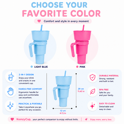 Snack and Drink Cup
